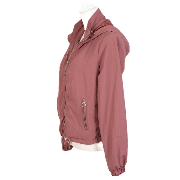 Ashley By 26 International Mauve Hooded Utility Jacket, Size M - Picture 2 of 12